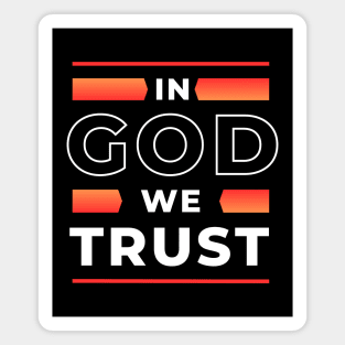 In God We Trust | Christian Magnet